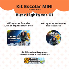 Adesivo Escolar Buzz LIightyear 01 Personalizável na internet