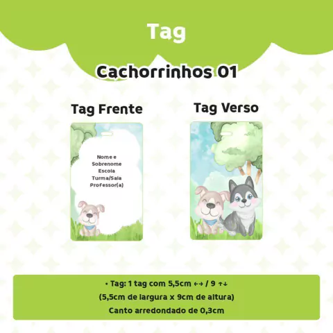 TAG CACHORRINHOS 01