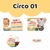 Adesivo Escolar Circo 01 Personalizável - CIRC01ESC