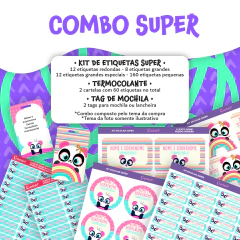 Adesivo Escolar Divertidamente 01 Personalizável - Coladinho Adesivos e Decorações