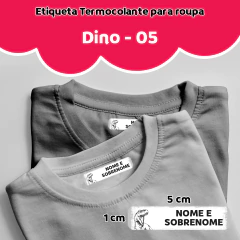 Etiqueta Termocolante Dino 05 - comprar online