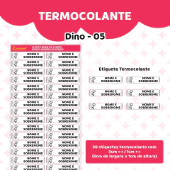 Etiqueta Termocolante Dino 05 na internet