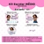 Adesivo Escolar Encanto 01 Personalizável - ENC01ESC - Coladinho Adesivos e Decorações