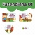 Adesivo Escolar Fazendinha 01 Personalizável - FAZN1ESC