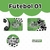 Adesivo Escolar Futebol 01 Personalizável - FUT1ESC