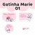 Adesivo Escolar Gatinha Marie 01 Personalizável - MARGAT01ESC