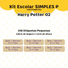Adesivo Escolar Harry Potter 02 Personalizável