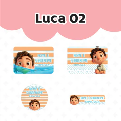 Adesivo Escolar Luca 2 - Personalizável - comprar online