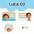 Adesivo Escolar Luca Personalizável - LUC2ESC