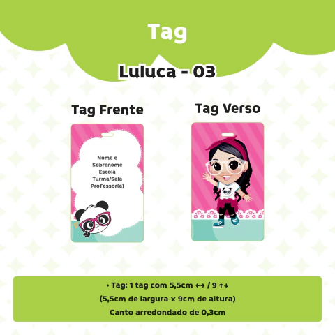 TAG LULUCA 03 - comprar online