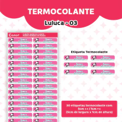 Etiqueta Termocolante Luluca 03 na internet
