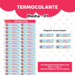 Etiqueta Termocolante Masha 01 na internet
