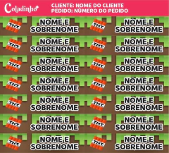 Etiqueta Termocolante Minecraft 02 - Coladinho Adesivos e Decorações