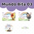 Adesivo Escolar Mundo Bita 03 Personalizável - MUNB3ESC