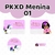 Adesivo Escolar PKXD Menina 01 - Personalizável - PKXD01ESC