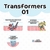 Adesivo Escolar Transformers 01 Personalizável - TRANF1ESC