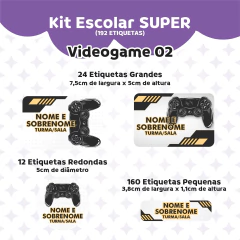 Imagem do Adesivo Escolar Videogame Personalizável 02