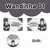 Adesivo Escolar Wandinha 01 Personalizável - WAND01ESC