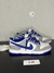 NIKE DUNK LOW AZUL CINZA BRANCO E AZUL