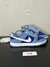 NIKE DUNK LOW AZUL BEBE E AZUL ESCURO