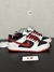 NIKE DUNK LOW BRANCO PRETO E VERMELHO