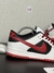 NIKE DUNK LOW BRANCO PRETO E VERMELHO - LN A FONTE