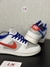 NIKE DUNK LOW CINZA LARANJA E AZUL - loja online