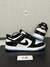 NIKE DUNK LOW PRETO E BRANCO SOLA AZUL na internet