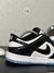 NIKE DUNK LOW PRETO E BRANCO SOLA AZUL - LN A FONTE