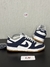 NIKE DUNK LOW BRANCO E AZUL MARINHO na internet