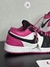 NIKE JORDAN LOW PRETO E ROSA PINK na internet