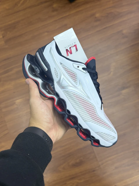 MIZUNO PROPHECY 15 BRANCO/AZUL/VERMELHO