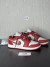 NIKE JORDAN LOW VERMELHO E BRANCO