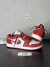 NIKE JORDAN LOW VERMELHO E BRANCO na internet