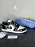 NIKE JORDAN LOW PRETO E BRANCO SOLA AZUL - comprar online