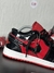 NIKE JORDAN LOW PRETO E VERMELHO - LN A FONTE