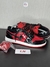 NIKE JORDAN LOW PRETO E VERMELHO