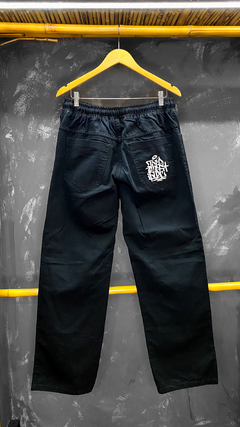 CALÇA BAGGY SARJA PRETA TRIP SIDE na internet
