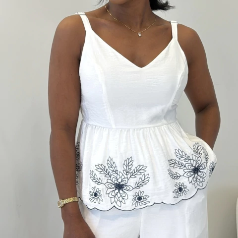 Conjunto Liz Off White - comprar online