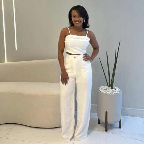 Conjunto off white Clarisse - comprar online