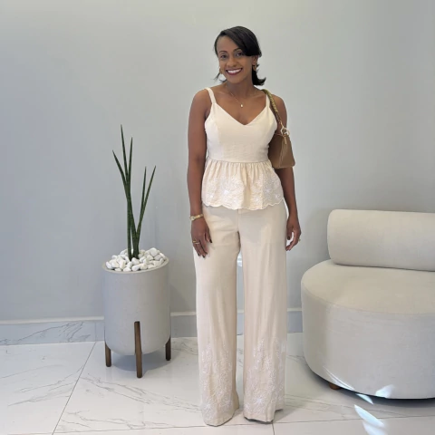 Conjunto Liz Bege - comprar online