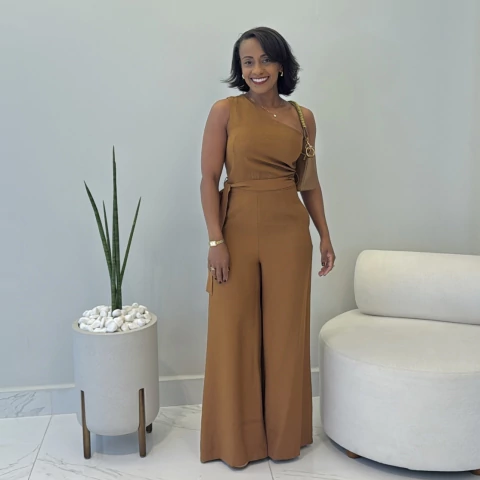 Macacão Kelly Marrom - comprar online