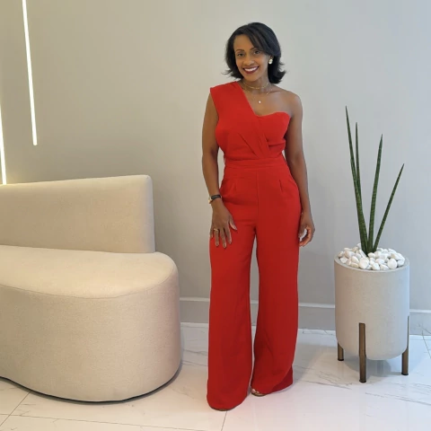 Macacão Rose Vermelho - comprar online