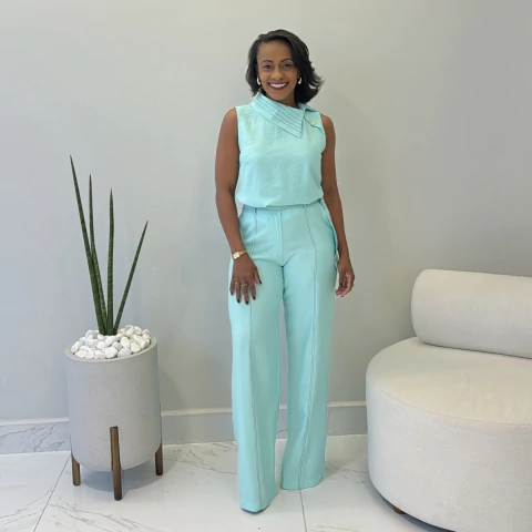 Conjunto barbarela Verde aqua - comprar online