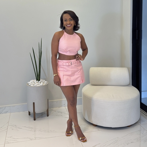 Conjunto Rinara Rosa - comprar online