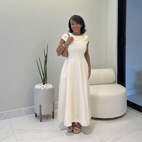 Vestido Ariel Creme - comprar online