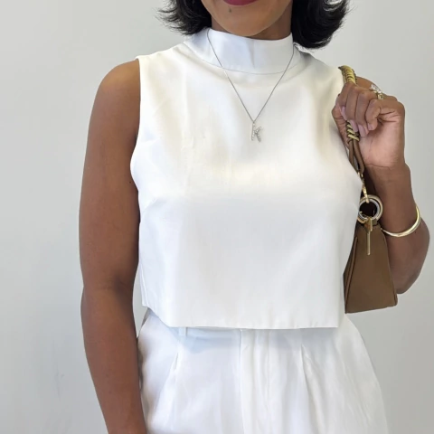 Cropped Scarlett Off White - comprar online