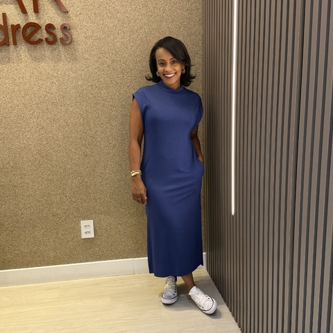 Vestido Gabriela Azul - comprar online