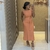 Vestido marrante cinto terracota - comprar online