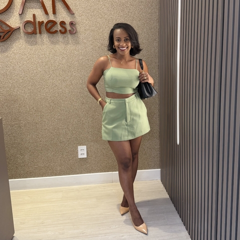 Shorts Saia Danae Verde